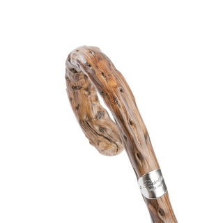 Navy gorse wood handle classic handmade Italian men's umbrella canopy