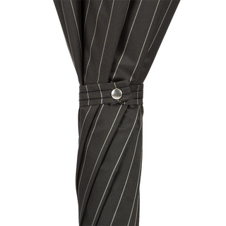 Classic silver knob handle luxury handmade Italian men's umbrella detail
