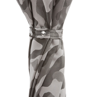 Camouflage black skull Swarovski crystal handle handmade Italian umbrella top view