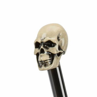 Luxury camouflage skull handle automatic handmade Italian men's umbrella top view