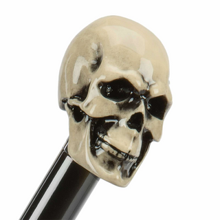 Luxury camouflage skull handle automatic handmade Italian men's umbrella canopy