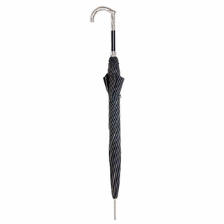 Luxury metal handle gift box handmade Italian men's umbrella close-up