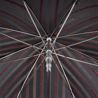 Paisley natural handle automatic Italian designer men's umbrella open