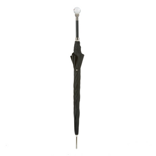 Luxury crystal handle gift box automatic handmade Italian men's umbrella close-up
