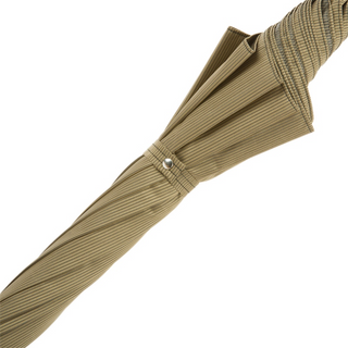 Silver eagle silver plated handle automatic Italian men's umbrella back view