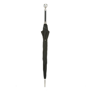 Black automatic brass claw handle designer Italian men's umbrella canopy