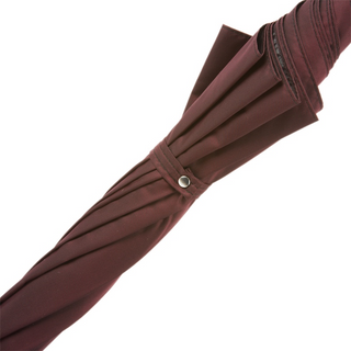 Silver bulldog metal handle automatic handmade Italian men's umbrella detail
