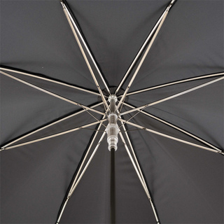 Italian automatic brown rabbit handle luxury men's umbrella open