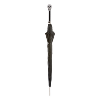 Luxury Swarovski skull handle automatic designer handmade Italian umbrella canopy
