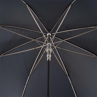 Luxury Swarovski skull handle automatic designer handmade Italian umbrella top view