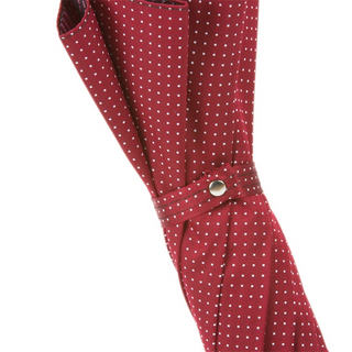 Enameled bear handle luxury handmade Italian men's rain umbrella detail