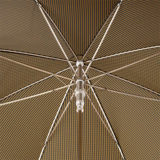 Bespoke gentleman automatic chestnut handle water-repellent Italian umbrella open