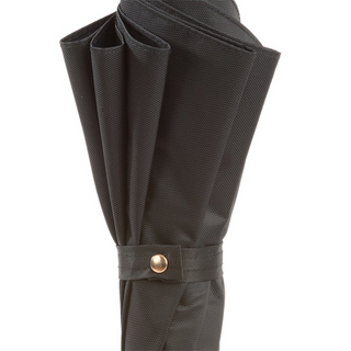Luxury golden horse handle automatic handmade Italian men's umbrella top view