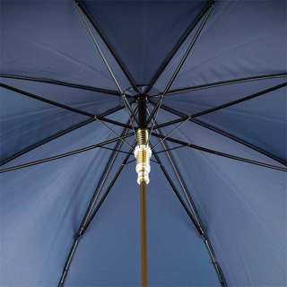 Tutankhamon design enameled brass handle luxury handmade Italian umbrella open