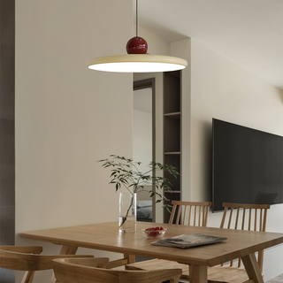 Lampe suspendue nordique - Suspension métallique avec éclairage à lumière chaude pour chambre à coucher