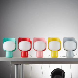 Post modern lamp petal detail — LED glass setting