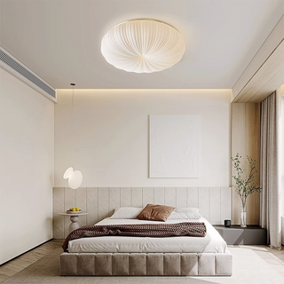 Pumpkin shaped Nordic ceiling light, creative metal LED bulb