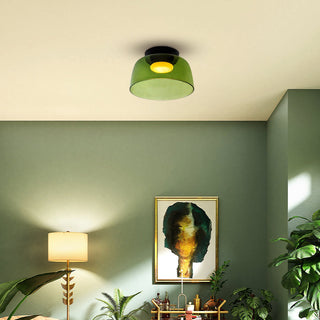 Modern Glass Ceiling Lamp - Designer Creative Glass Fixture for Living Room Lighting