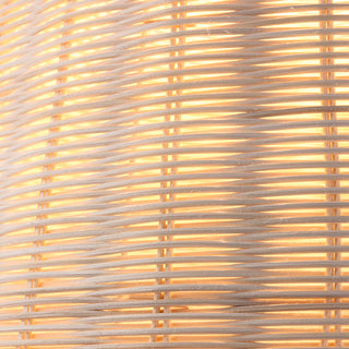 Suspension en rotin – Luminaire panier en bambou tissé à la main | Éclairage pour cuisine et salle à manger