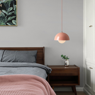 Glass Ball Pendant Light – Modern Pendant Light With Colorful LED Globe