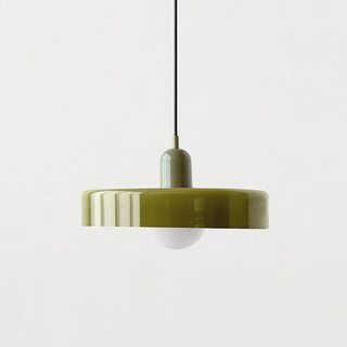 Small LED pendant lamp — modern glass kitchen fixture
