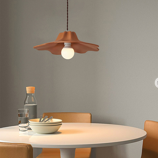 Organic alien resin pendant hanging — contemporary ceiling lamp