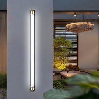 Long waterproof LED outdoor wall sconce — IP65 fixture