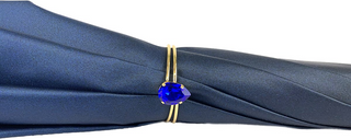 Handcrafted luxury umbrella – Swarovski handle profile