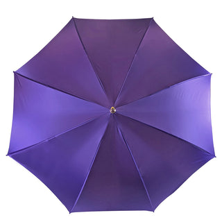 Handmade Italian umbrella – frame and handle detail