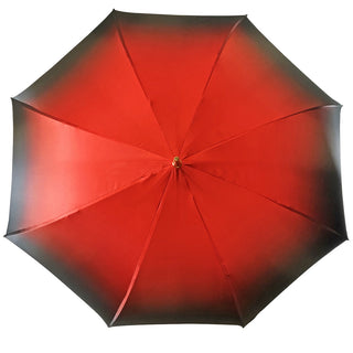 Women's gold plated luxury umbrella Swarovski handle top