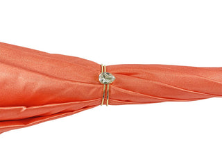 Italian luxury umbrella – gold octopus handle view