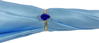 Peacock umbrella blue satin – handle and ribs profile