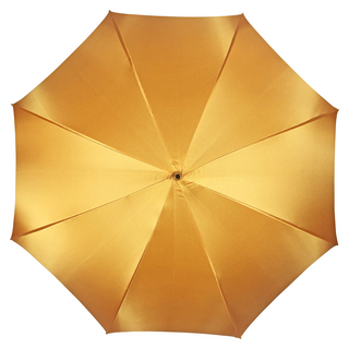 Handmade orange leopard umbrella crystal handle open canopy