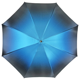Handmade luxury umbrella gold handle red crystal open canopy