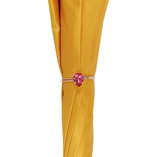 Luxury 24K gold umbrella – Italian satin canopy view