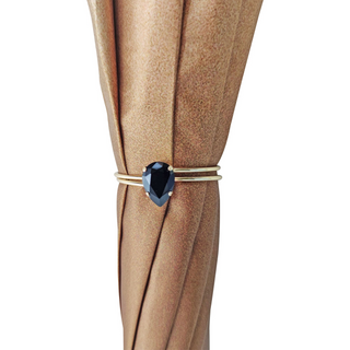 Ladies luxury umbrella – 24K gold handle profile