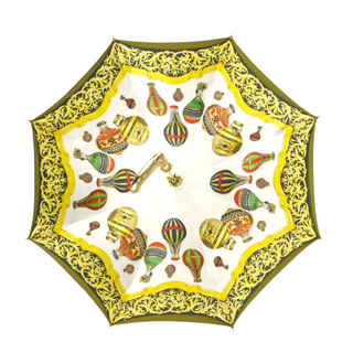 Italian luxury umbrella – hot air balloon folded view