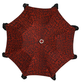 Black designer umbrella – automatic open full canopy