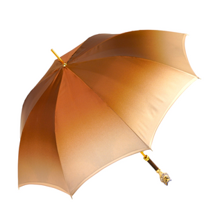 Handmade wolf painted umbrella wind-resistant open canopy