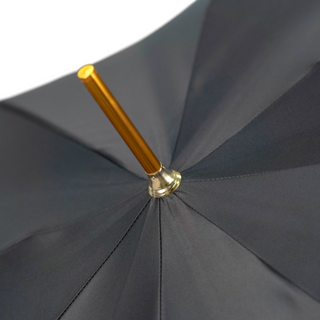 Exclusive luxury satin umbrella Medusa hand-painted 24K gold