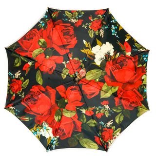 Italian Royal Rose umbrella – lifestyle view