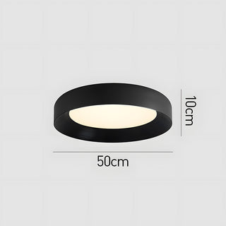 Round LED ceiling lamp acrylic – soft diffused modern glow