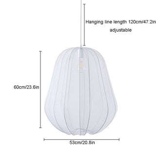 Suspension textile – Plafonnier moderne avec diffuseur de lumière douce et abat-jour élégant