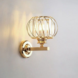 Luxury bedroom wall sconce vintage detail — modern lamp