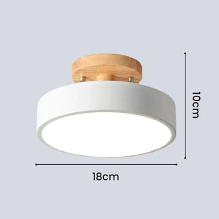 Plafonnier LED en bois – Luminaire LED moderne avec finition en bois naturel