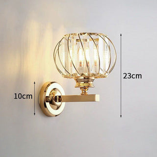 Vintage wall light luxury bedroom angle — modern sconce