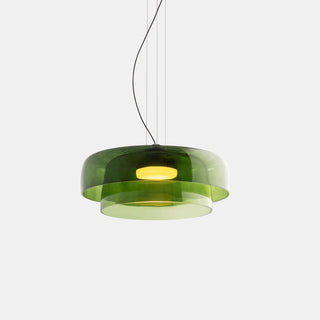 Medieval glass pendant lamp — creative Nordic fixture