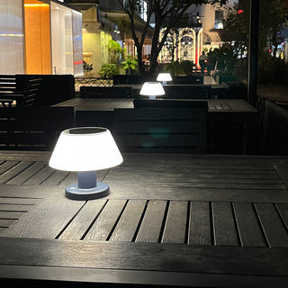 Modern sleek table lamp — soft diffused light cozy ambient glow