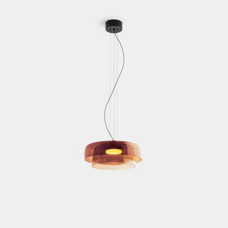 Medieval pendant lamp with Nordic creative glass