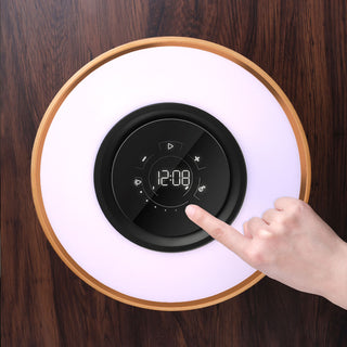 Bedside lamp wireless detail — Bluetooth dimmable LED